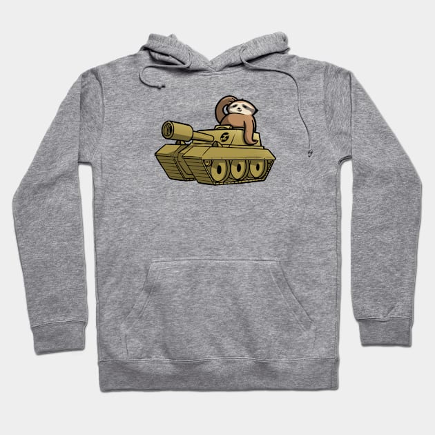 War Animals - Sloth Hoodie by Carlo Betanzos